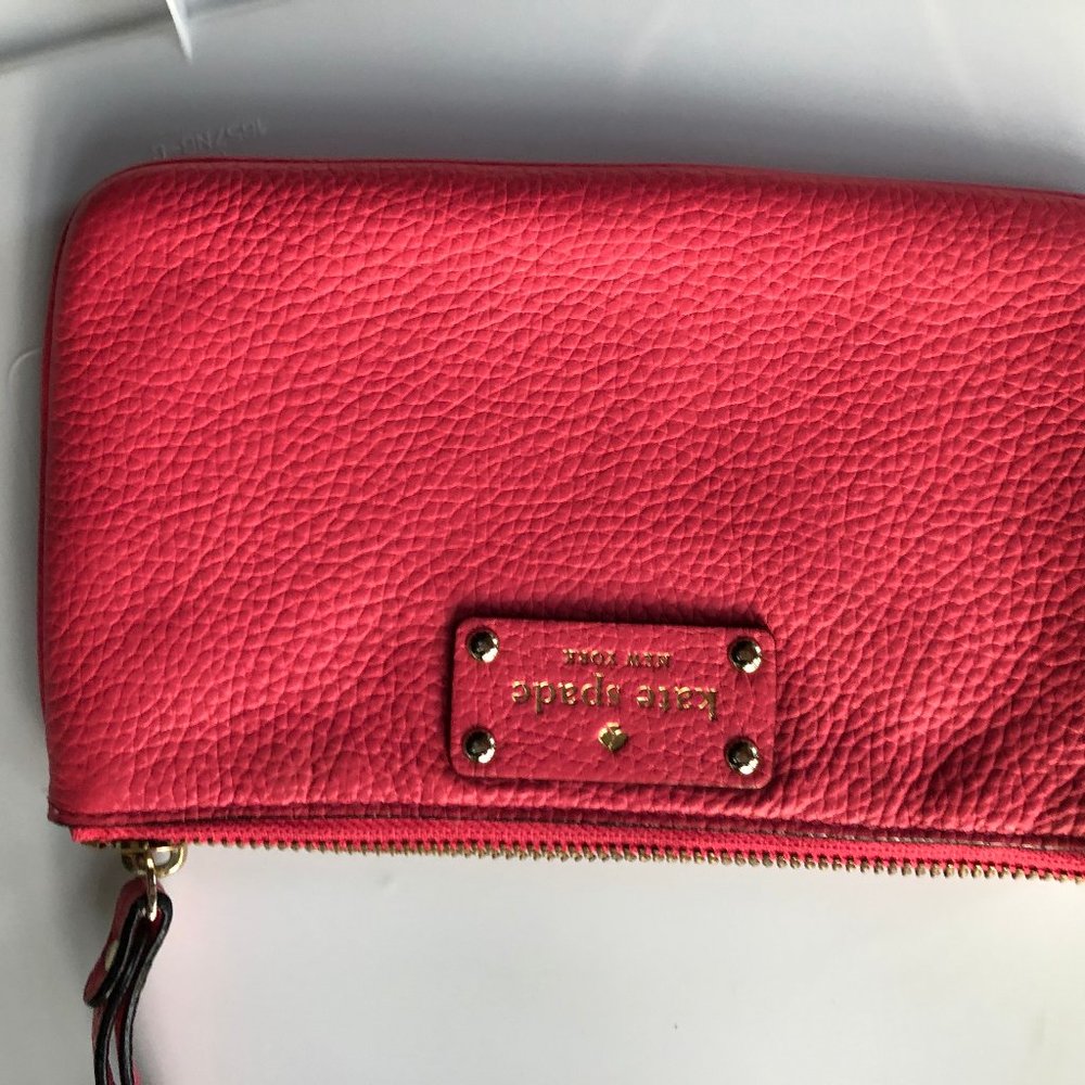 Pink Kate Spade wristlet